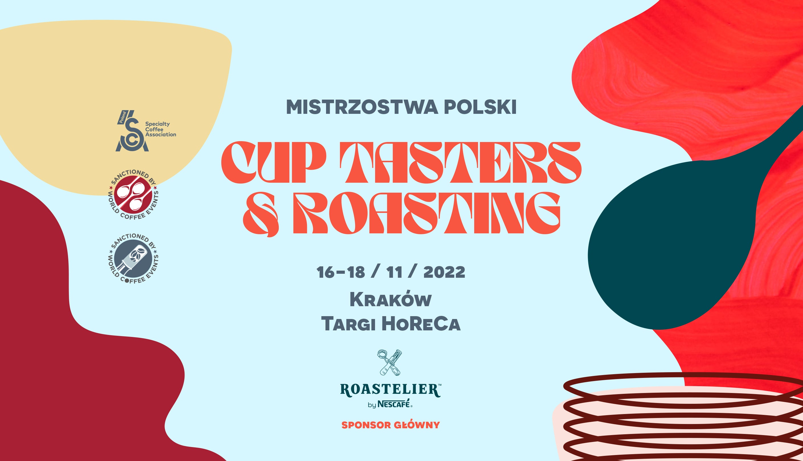 plakat wydarzenia cup tasters roasting