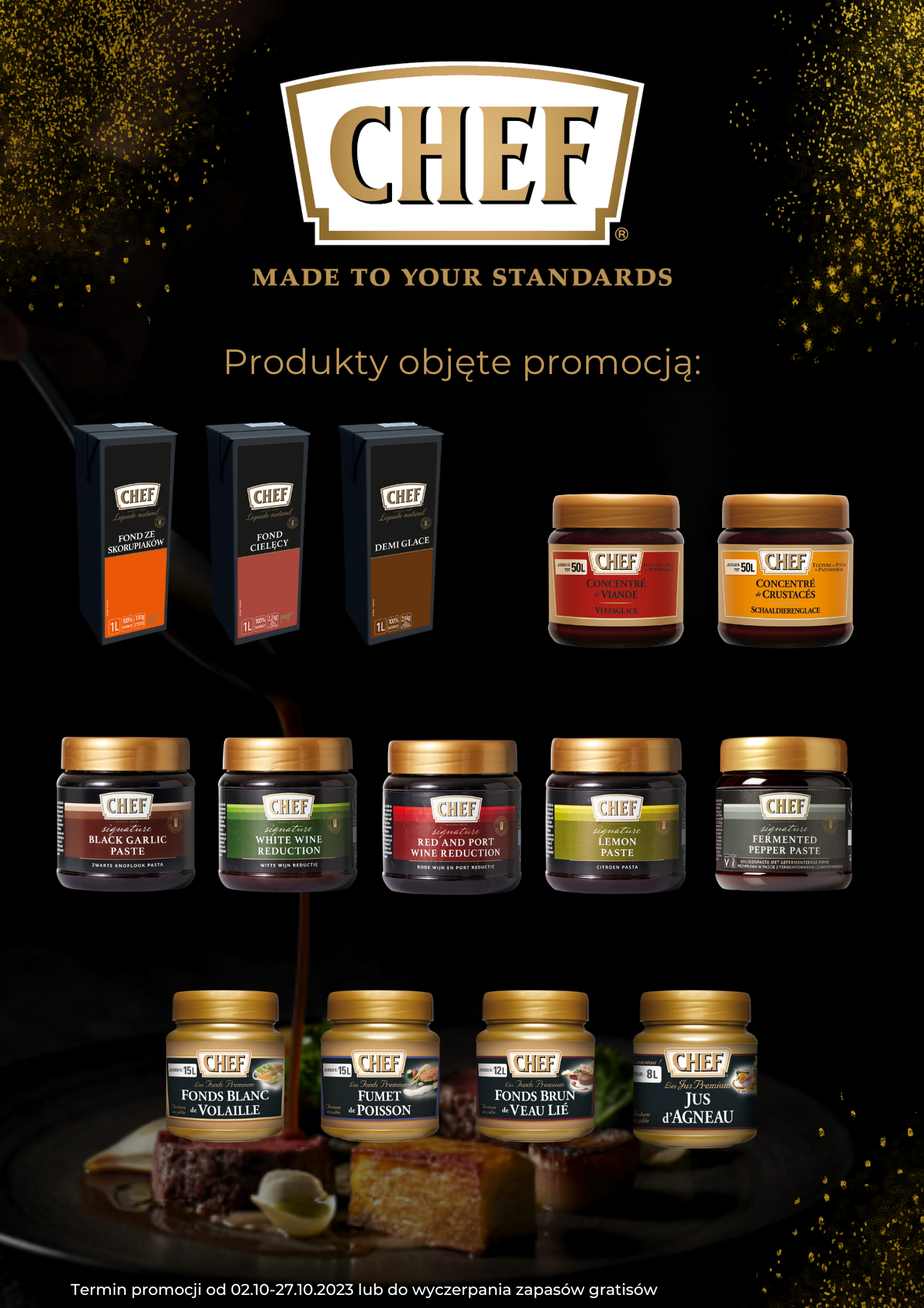 promocja CHEF produkty objete promocją