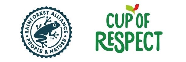 logo programu Rainforest i Cup Of Respect