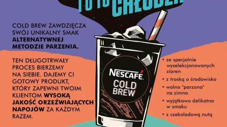 nescafe cold brew baner ulotka czerwiec
