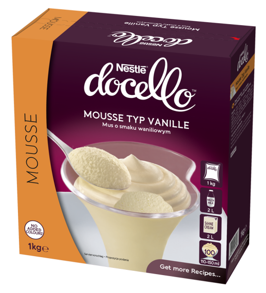 docello mousse typ vanille bok