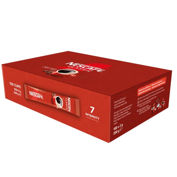 Kawa rozpuszczalna NESCAFE Classic w saszetkach 100x2g