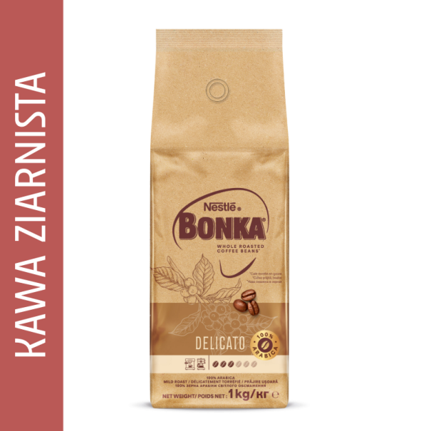 Kawa ziarnista BONKA Delicato