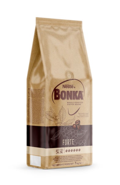 Kawa ziarnista BONKA Forte 1kg - lekko bokiem