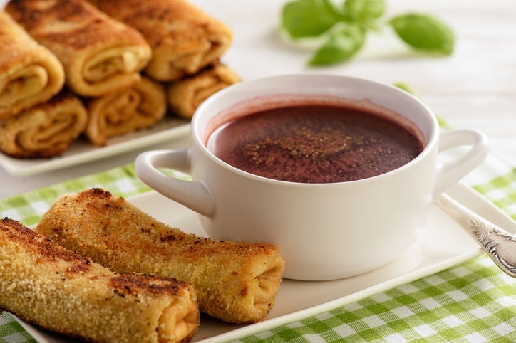 Krokiety z pieczarkami i mozzarellą