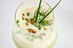 „Irish Coffee” ze szparagów i suszonych grzybów