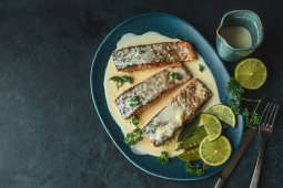 Filet z Łososia w sosie limonkowym