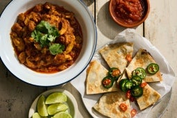 quesadilla z pulpą pomidorową