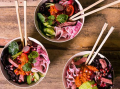Roast beef bowl z czarnym ryżem