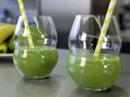 Tropikalne, zielone Smoothie
