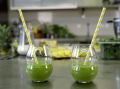 Tropikalne, zielone Smoothie