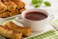 Krokiety z pieczarkami i mozzarellą